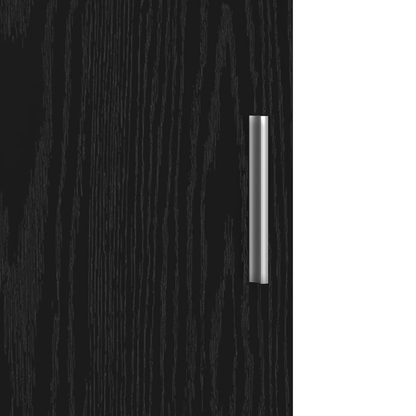 Skåp Svart Ek 40x42.5x185 cm