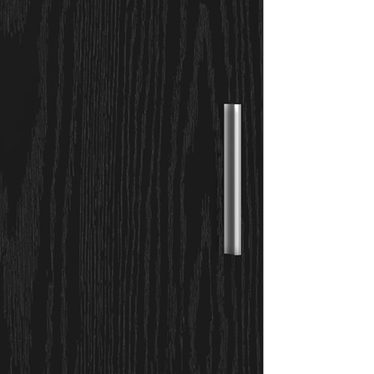 Skåp Svart Ek 40x42.5x185 cm