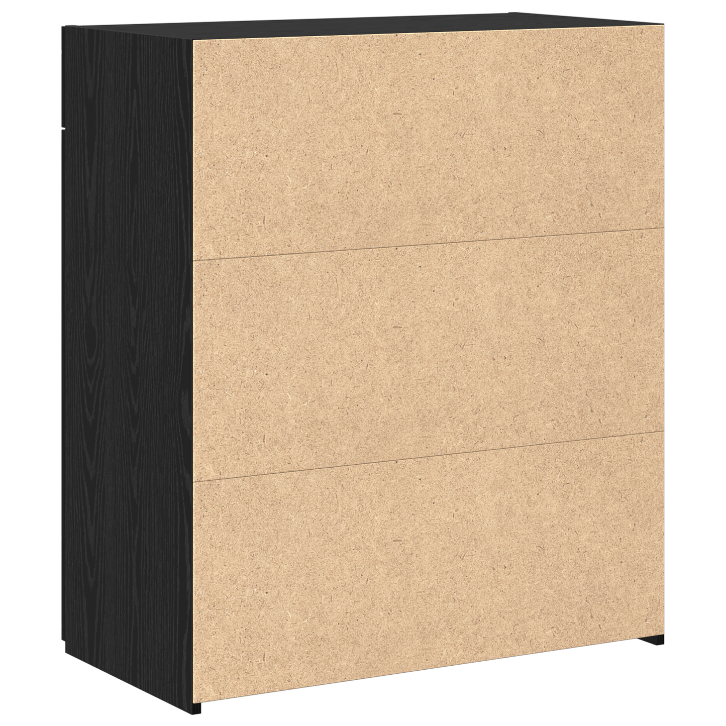 Skåp Svart Ek 80x42,5x93,5 cm