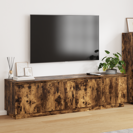 TV-skåp Rökt ek 180 x 38 x 49 cm Konstruerat trä