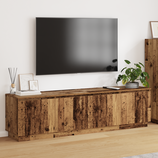TV-skåp Gammalt trä 180 x 38 x 49 cm Konstruerat trä