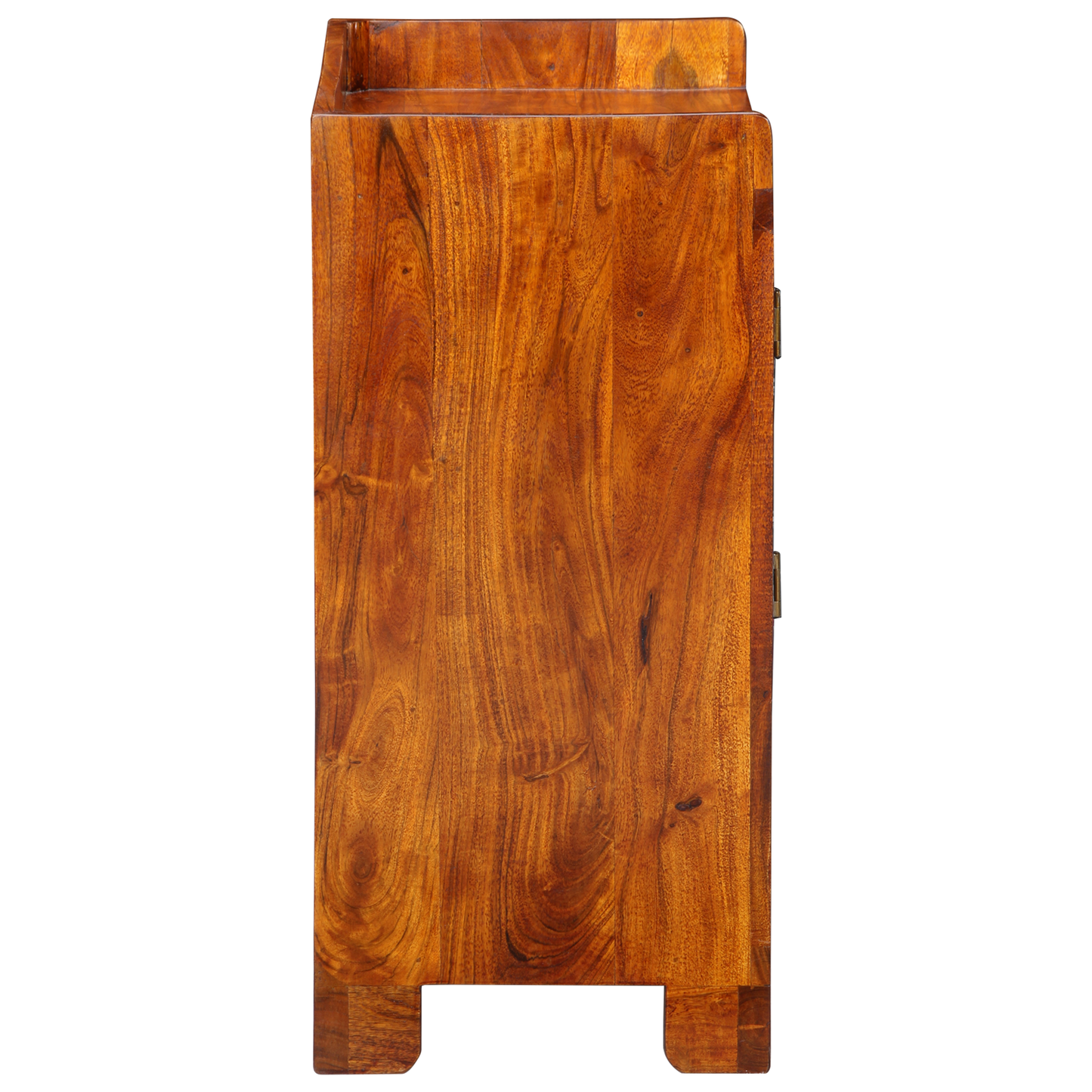 Skoställ Trä Skoskåp 55x35x75 cm Solid Akacia