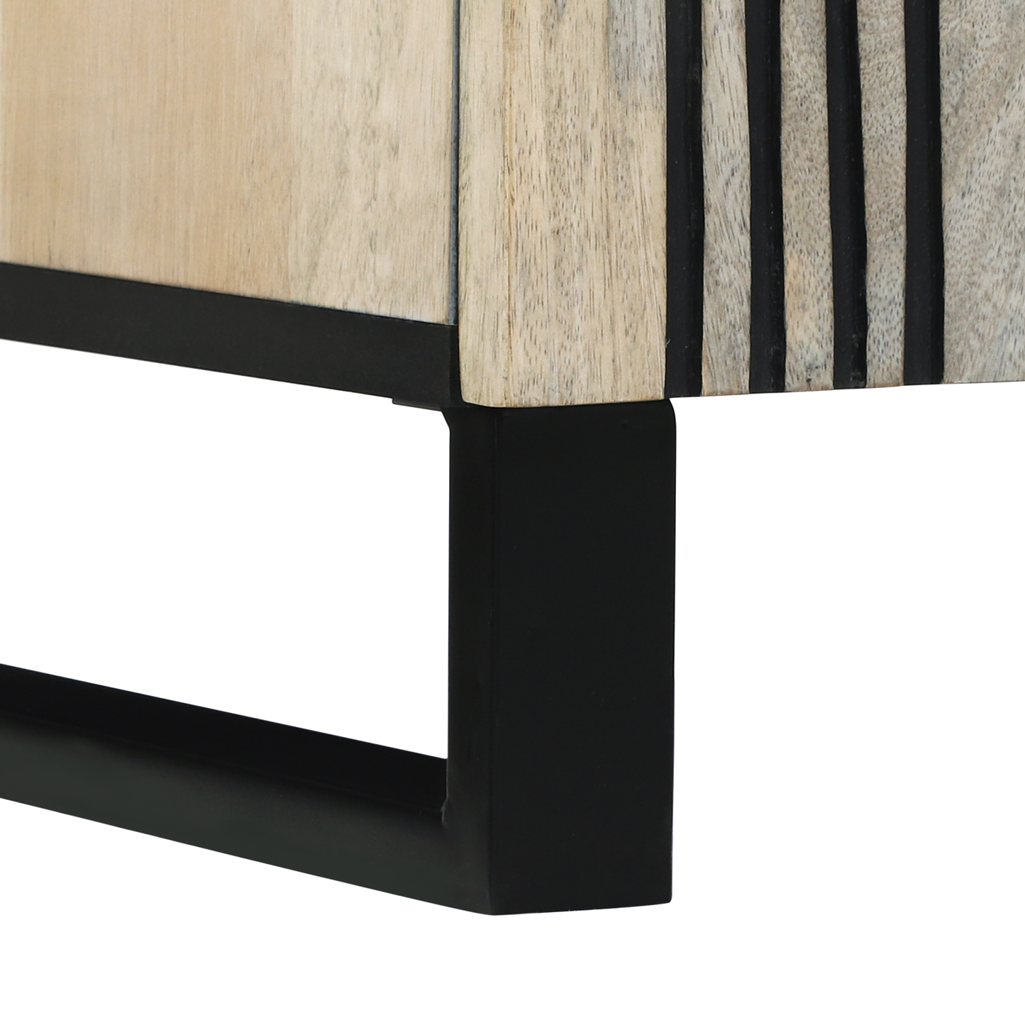 Skänk Vit och Svart 105 x 33.5 x 46 cm