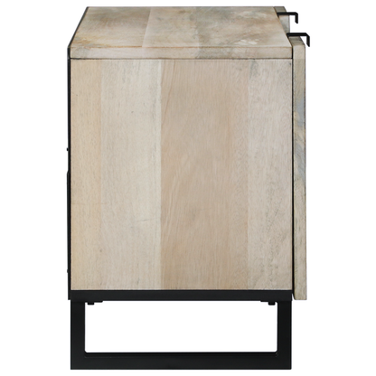 Skänk Vit och Svart 105 x 33.5 x 46 cm