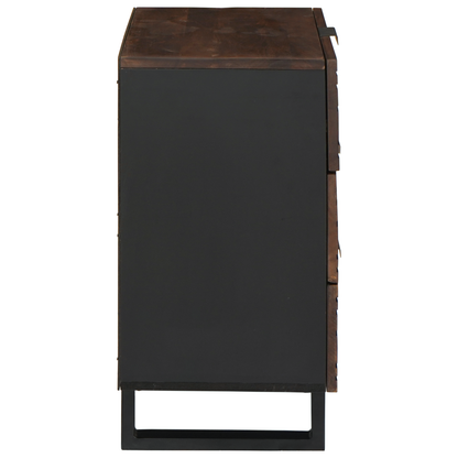 Sängbord Nattduksbord Trä Sängskåp 50x33x60 cm massivt mangoträ