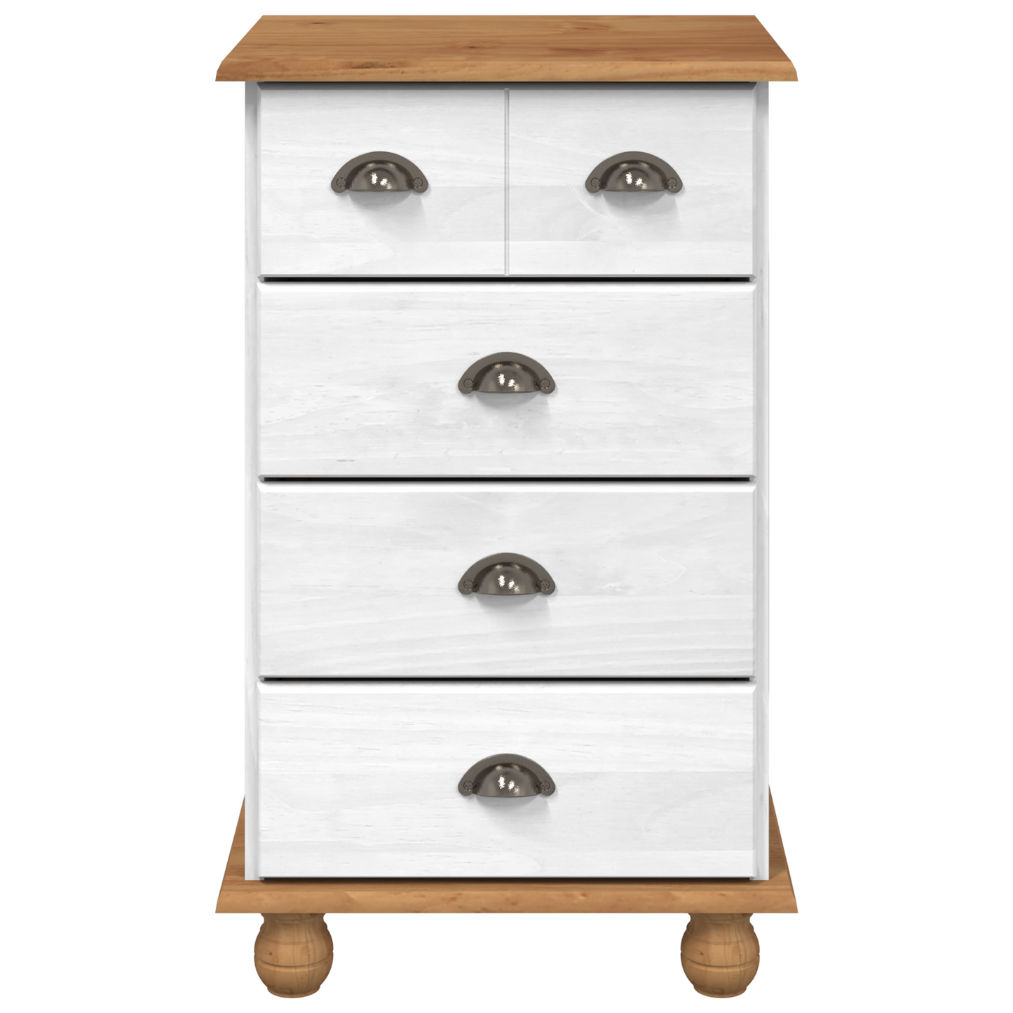 Byrå Vit 'ASKIM'45.8x40x79 cm Solid trä