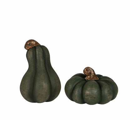 Dekoration Pumpa 6-pack Mix 5x8 cm Grön I lager Augusti 2026