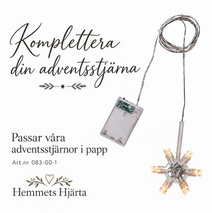 Adventsstjärna med hålmönster 60 cm Grön